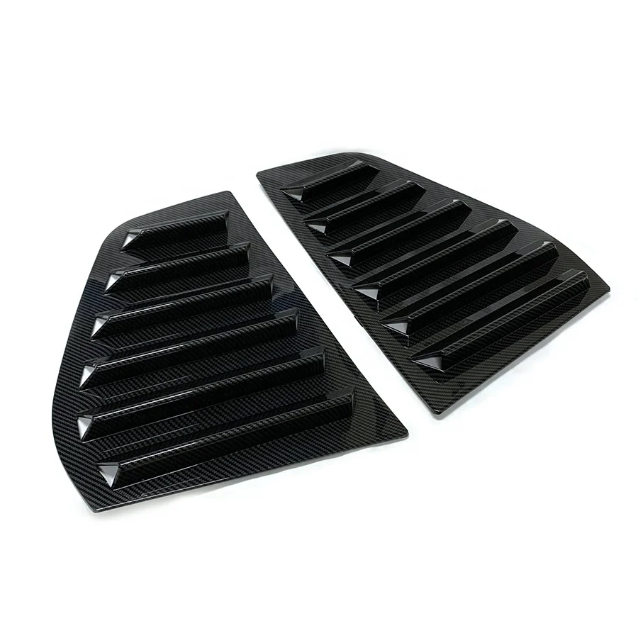 ABS Triangular Rear Window for VW Golf 5 2005 - 2007 Window Louvers Shutters Blinds Cover Exterior Parts Spoiler