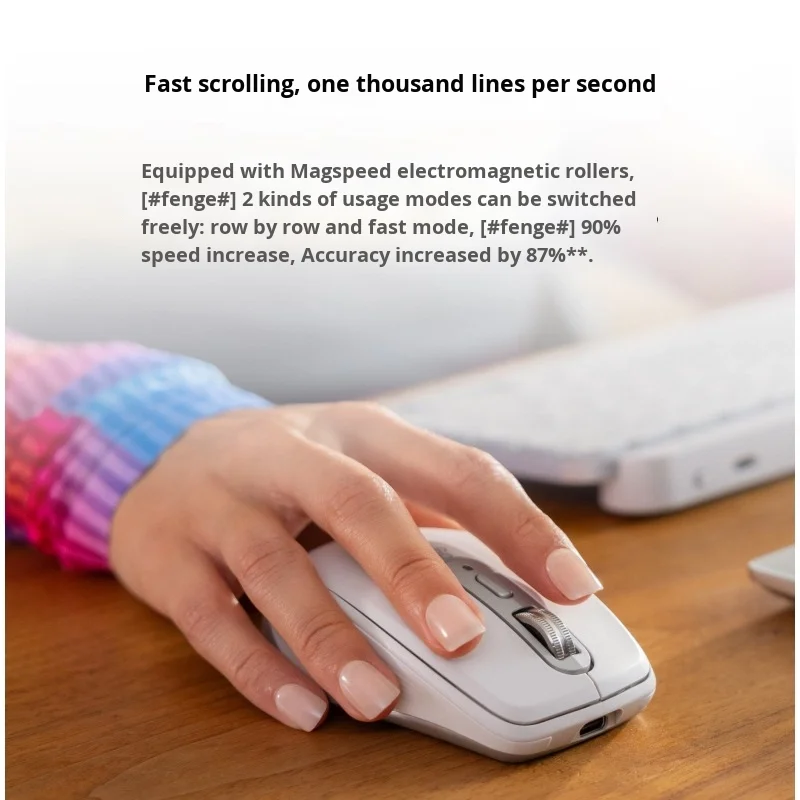 Logitech MX Anywhere 3S Wireless Mouse 8000DPI MagSpeed SmartShift Office Mice Gaming Mo aperçu 3