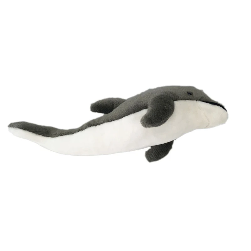 Simulated Stuffed Sea Animals Custom Logo Lifelike Dolphin Plush Toys ...