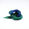 Blue green viper 30cm