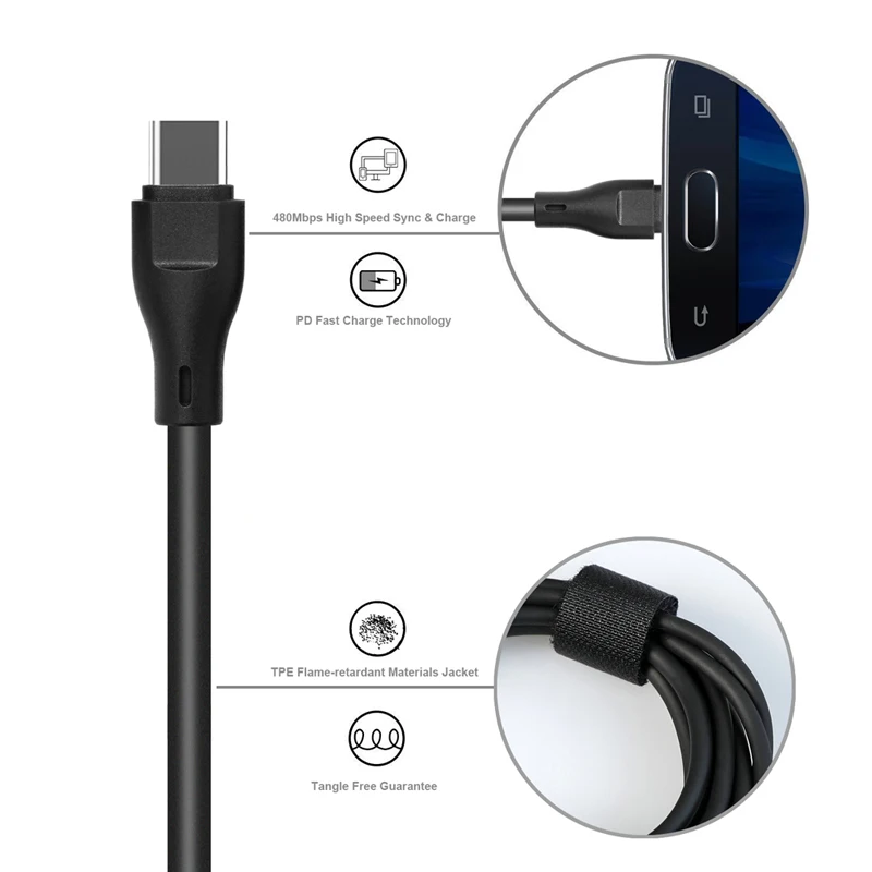 High Quality Very Cheap Price Custom Logo Wholesale 1.4M 3A 60W Type C to Type C Fast Charging Data Cable for iPhone 16 Samsung