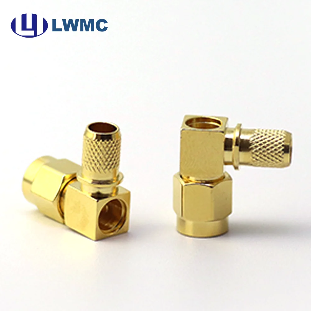  SMA R/A Male Crimp for LMR240/M&P-HYPERFLEX5/RG8 Mini Cable