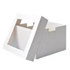 White with clear window