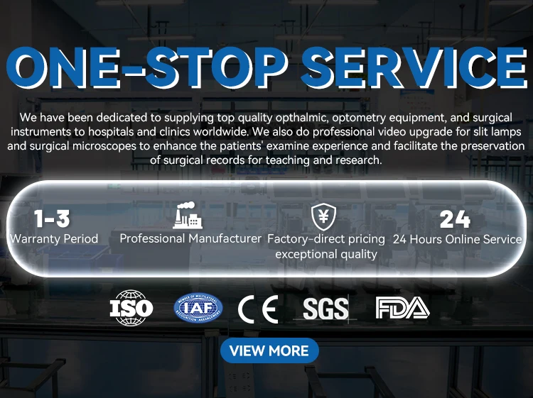 Manufacturer Price Portable LED Slit Lamp Microscope Binocular Handheld Slit Lamp