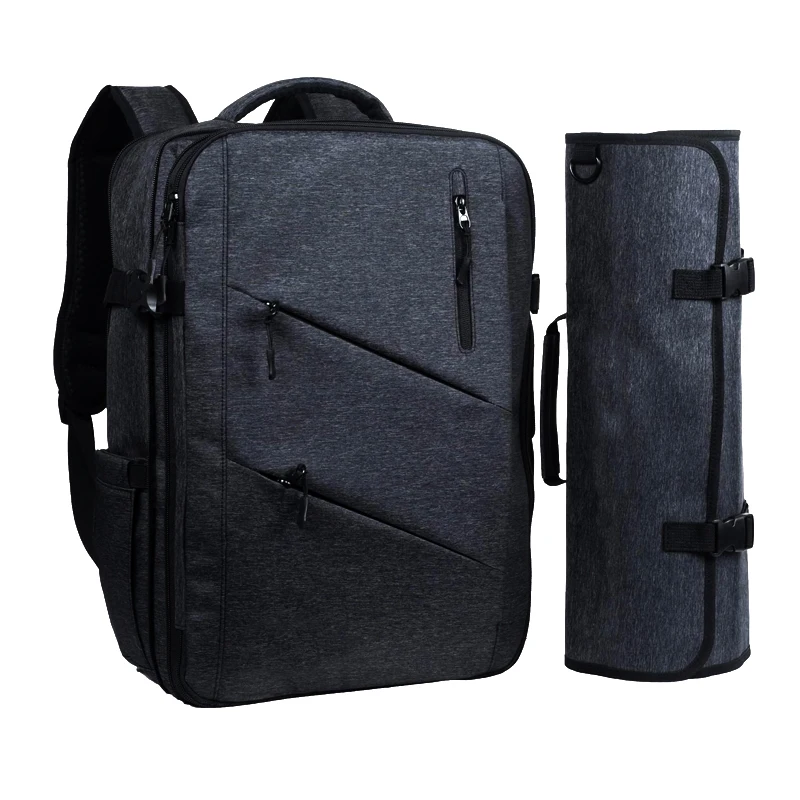Professional Heavy Duty Work Tool Bag Chef Knife Backpack with Laptop Pocket & 20 Pocket Knife Roll Bag