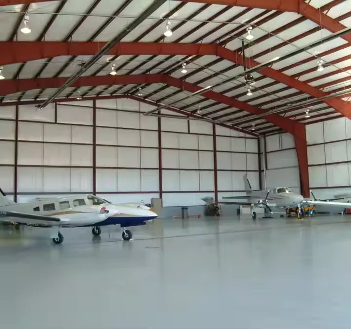 Prefabricated Steel Structure Building Workshop Warehouse Price Aircraft Hangar