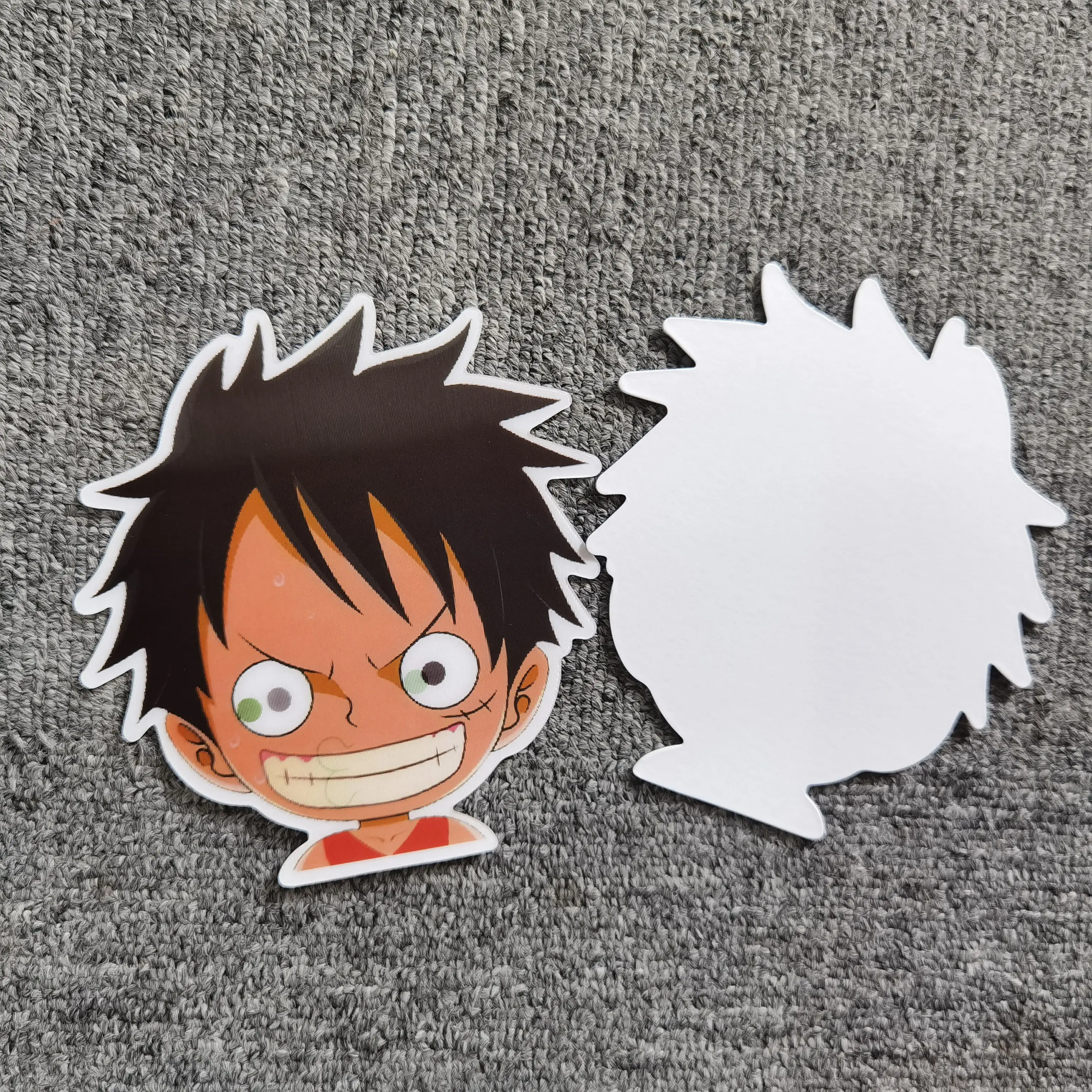 Monkey D. Luffy One Piece and Naruto Weatherproof Anime Sticker 6 Car  Decal
