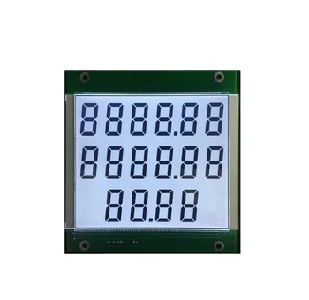 Custom digital scale monochrome LCD module 7 segment lcd display lcm