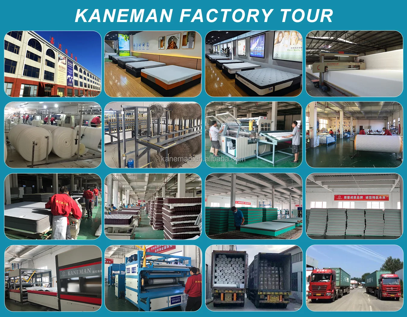 Spring Mattress Euro Top King Queen 10 Inch Pocket Spring Mattress