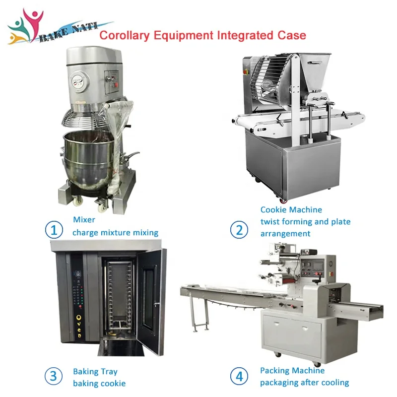 BNT700A Mimac New High Efficiency Automatic Multifunctional Wire Cut Biscuit Cookies Making Machine Twisted Drop Depositor 1