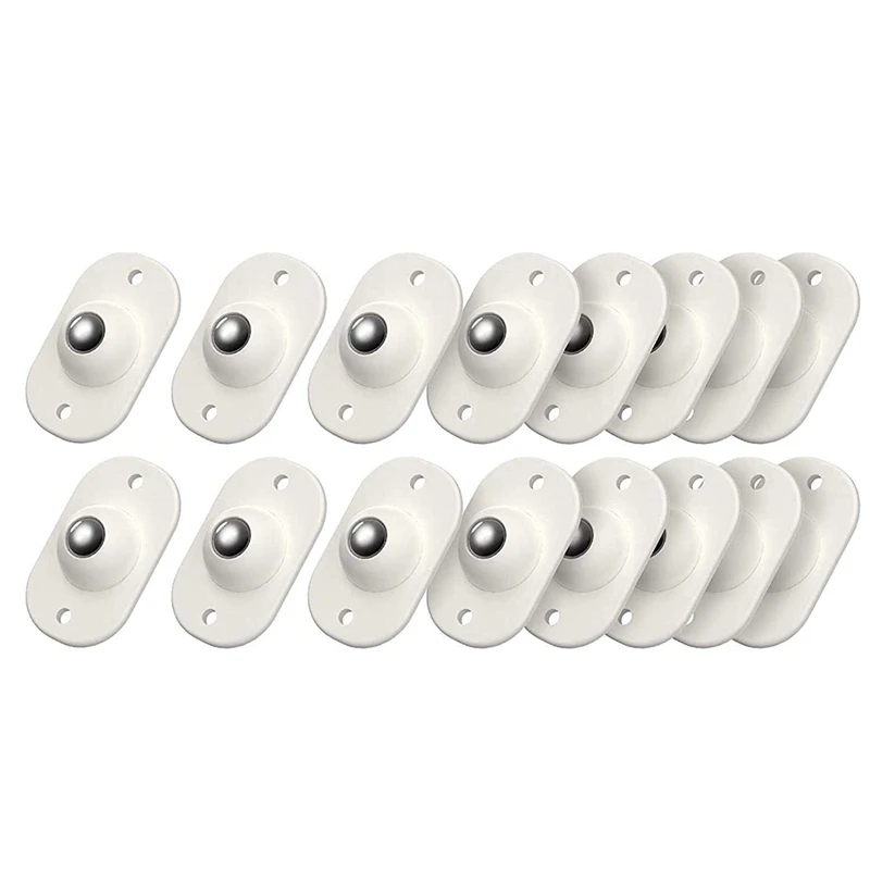 Self-Adhesive Roller Ball Transfer Bearing Universal Rotation Ball Casters for Bottom Storage Rack Trash Can Bed Storage Box