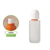 Flacon givré de 100 ml, tête de pulvérisation orange + couvercle blanc yunshang
