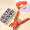 orange 50pcs buttons