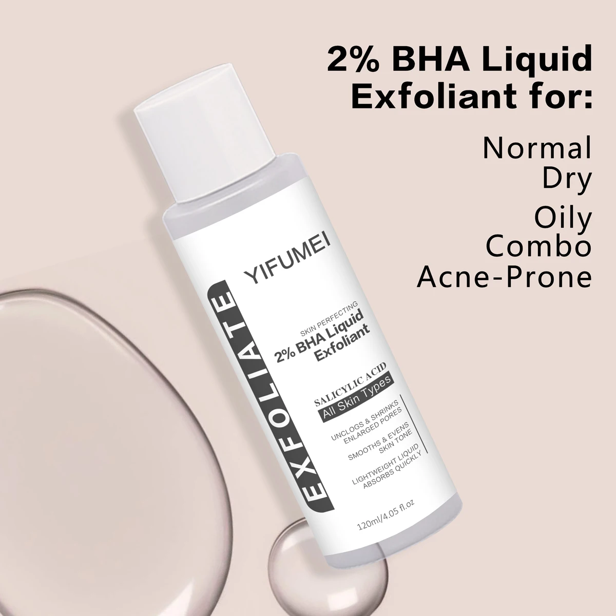 Private Labels Antiage Brightening Glow 2 Bha Liquid Salicylic Acid