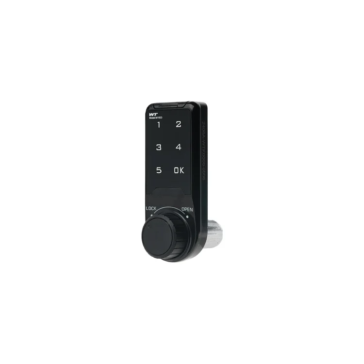 I Factory Electronic Keyless Combination Number Digital Cam Safety Keypad Gym Touch Pad Lock for Locker Cabinet WT 1603BK