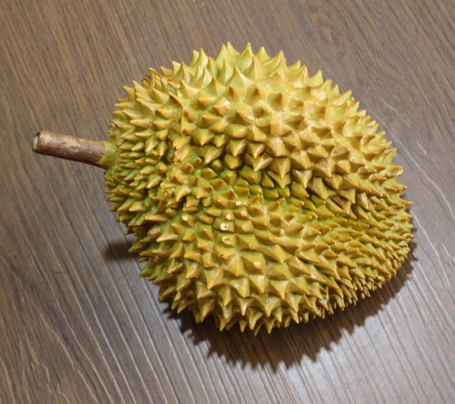 Wholesale PVC Durian Realistic Artificial Fruit for Christmas Decorations