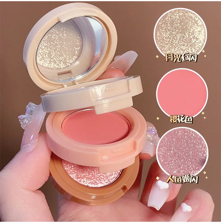 Glossy blusher on sale