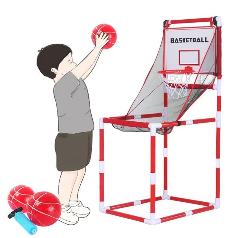 Basketball Arcade Game for Kids Basketball Arcade Great Gift for Boys Ball and Pump for Kids Single Shot Indoor Shooting System with Mini Hoop 
