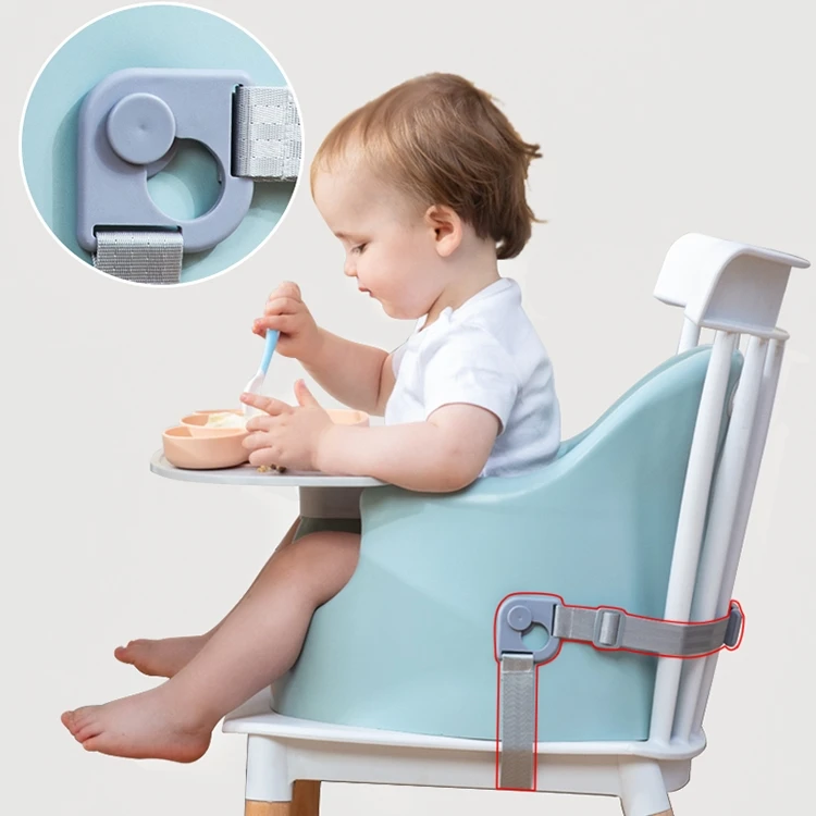 Popular Modern Ins Style Multifunctional Use Switch Baby Auxiliary Dining Chair Soft PU Baby Booster Seat