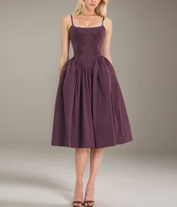 Custom Women's Elegant Sleeveless Backless Maxi Dress with Fashion Print Natural Waistline Suspender Party Dresses