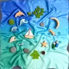 Dégradé bleu foncé