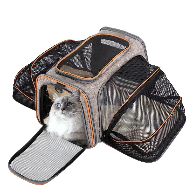 Traveler Backpack Pet Carriers For Cats And Dogs Portable Simple Pet Carrier Bag manufacture