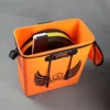 One-piece molded fish basket, random color.