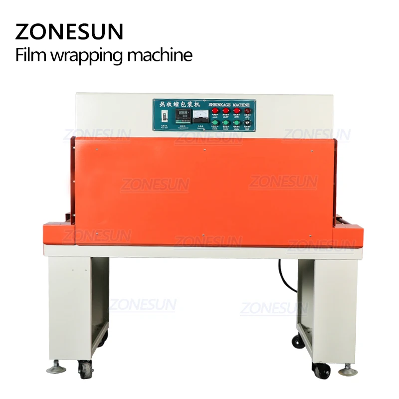 ZONESUN ZS-BSP4525 машина для упаковки термоусадочной пленки в тоннель бутылок с автоматической