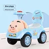 Blue piglet + music and lights + no foot pedal