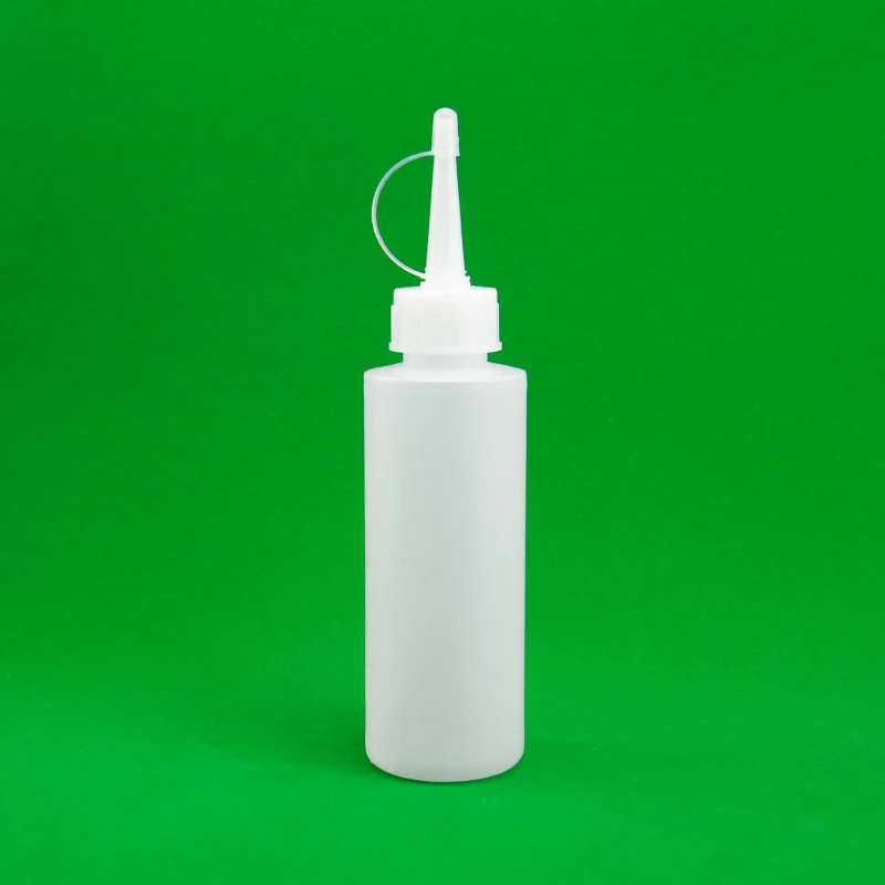 Empty HDPE Plastic Dropper Bottles with Screw Cap Super Glue Packaging in Various Sizes (60ml 100ml 120ml 180ml 250ml 500ml)