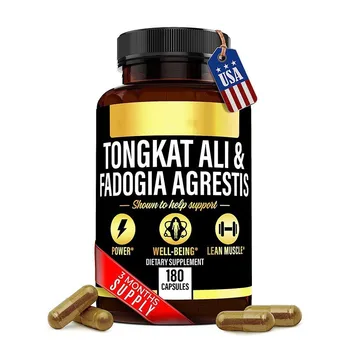 Private Label Tongkat Ali Eurycoma longifolia Extract Capsules men's health supplement boost energy strength
