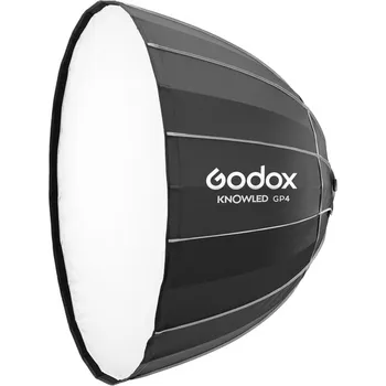 Godox GP3 GP4 GP5 Parabolic Softbox for KNOWLED MG1200Bi Bi-Color LED Light White Circular Parabolic Softbox detail image