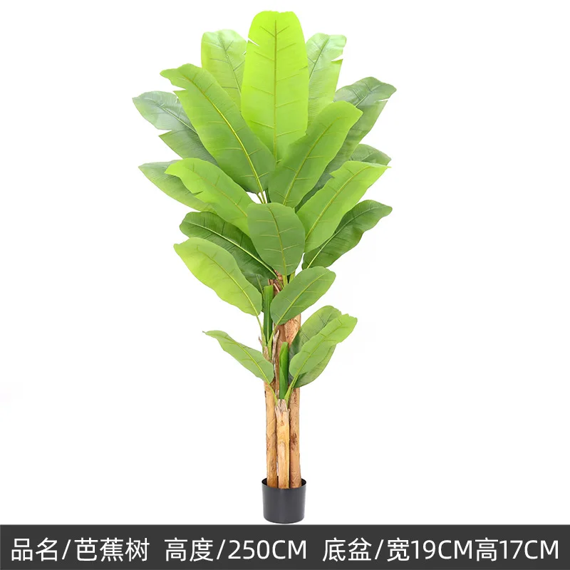 Large Artificial Olive Tree  Plants Trees Potted Windows Green Plan Tree Artificial Banana Bonsai for Home Decoration