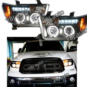 YBJ car accessories Hot Selling Headlight Assembly LED DRL Front Lamp Turn Signal Head Light For Toyota Tundra Sequioa 2007-2013