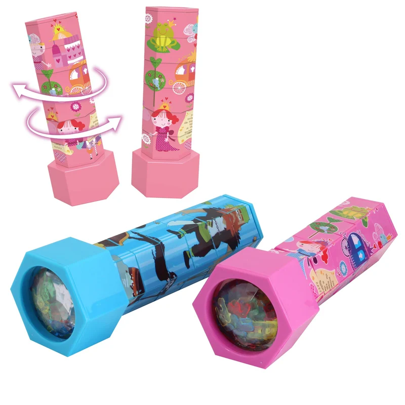 Классическая игрушка Детские Волшебные головоломки калейдоскопы красочные вращающиеся пластиковые