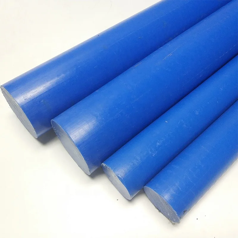 manufacturer Extruded blue white NYLON/PA rod for engineering material