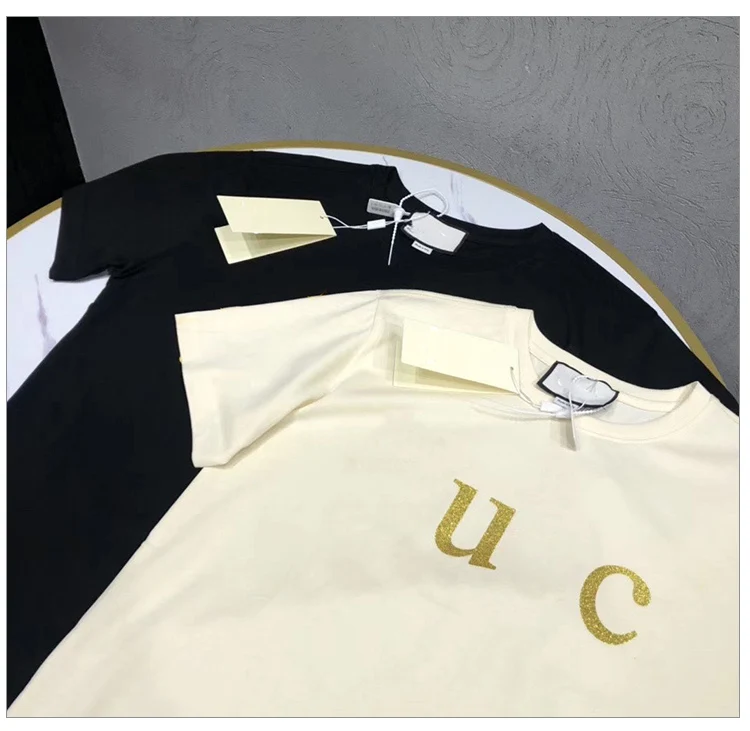 2022 Oem Designer Clothes Famous Brands Women Classic Letter Tshirt