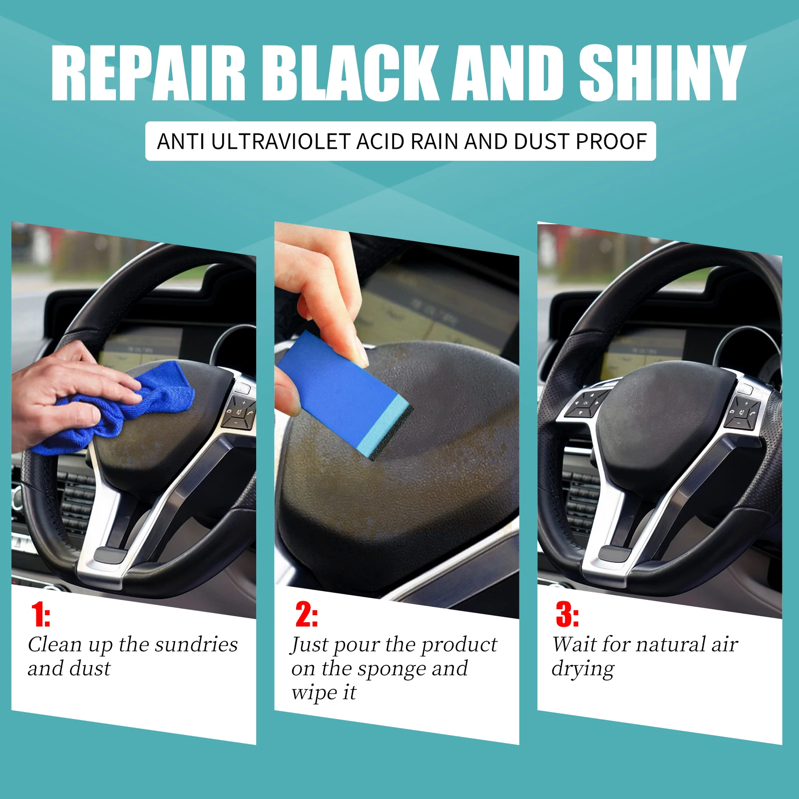 Car Interior Plastic Parts Restore Liquid Car Maintenance Repair Tool