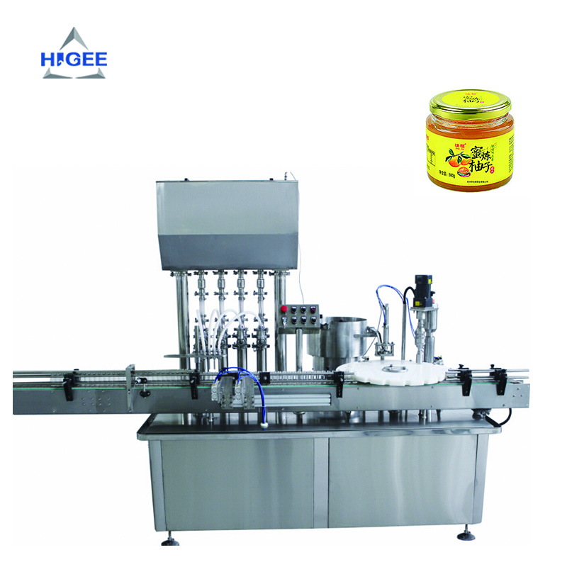 Автоматическая машина для розлива Меда, машина для розлива и укупорки меда