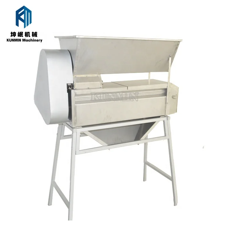 Excellent One Time Forming Grapes Stem Removing and Grape Crusher Smashing Machine