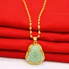 Collana Buddha verde chiaro