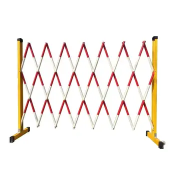 manufacturer Plastic Fence Folding Fence Flexible Traffic Barrier for Road Telescopic fence1.2*2.5m