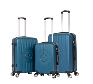 New Design 3PCS ABS Luggage Set Amazing Price Durable Light Weight Modern Style Passes Test Standards with Polyester Lining