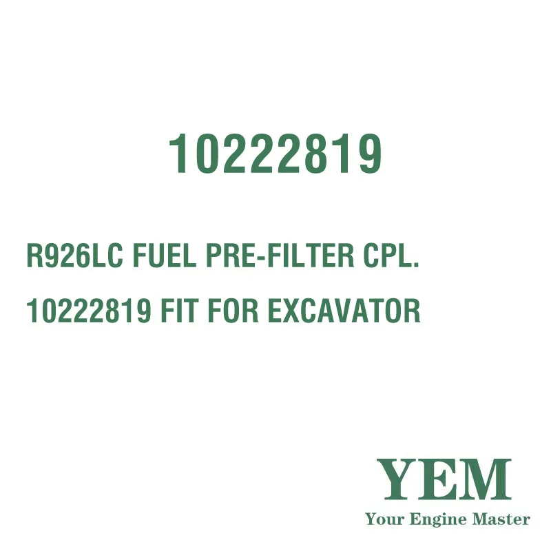 R926LC FUEL PRE-FILTER CPL. 10222819 FIT for LIEBHERR EXCAVATOR ENGINE PARTS