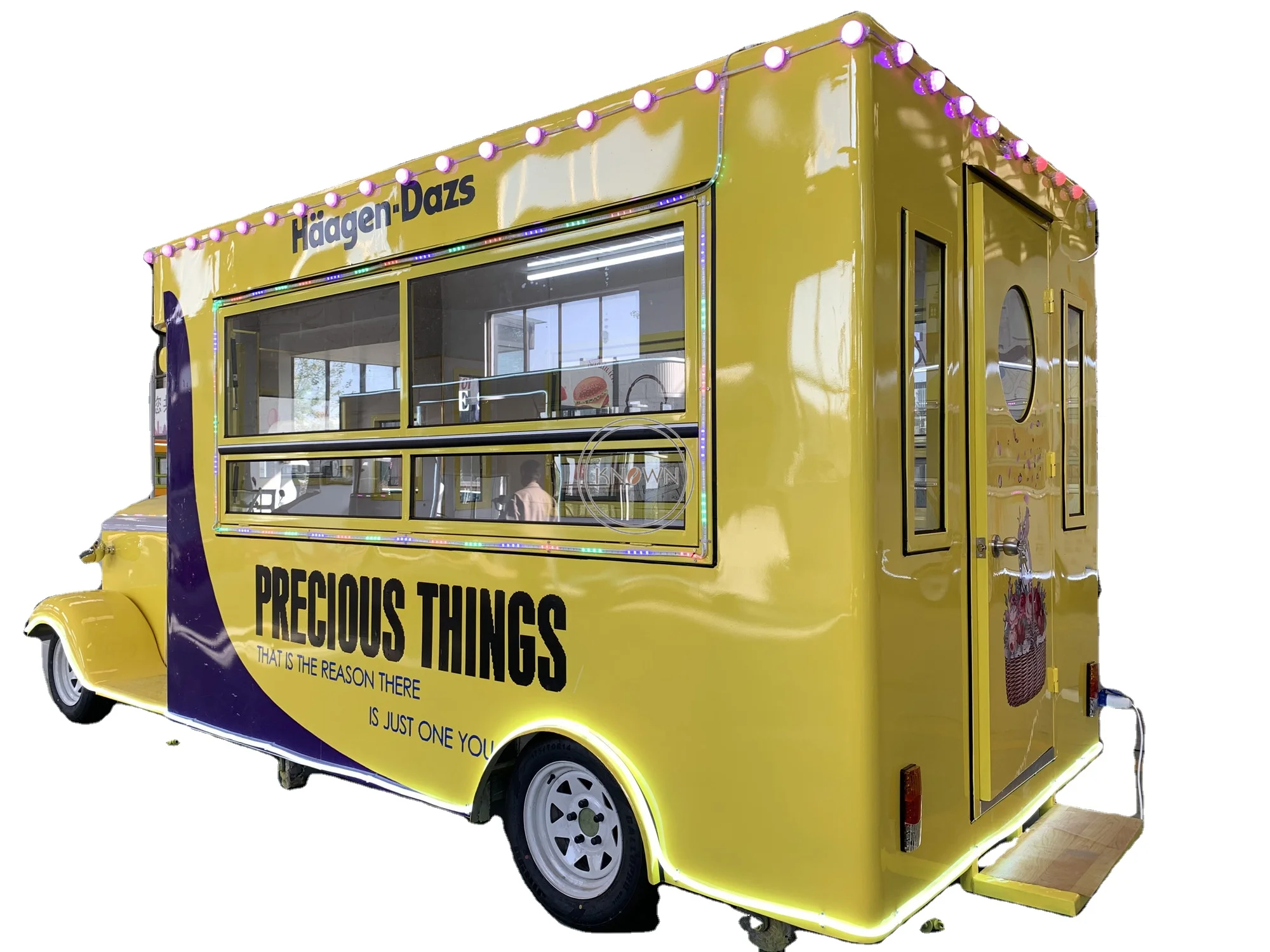 Электрическая тележка для продажи еды на заказ от производителя Мобильная торговые тележки мороженого