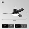 Black    56-inch