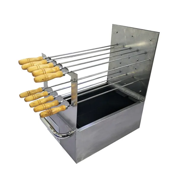 BBQ Motorized AutoSkewers Rotating Shish Kabob Automatic Rotisserie Grill