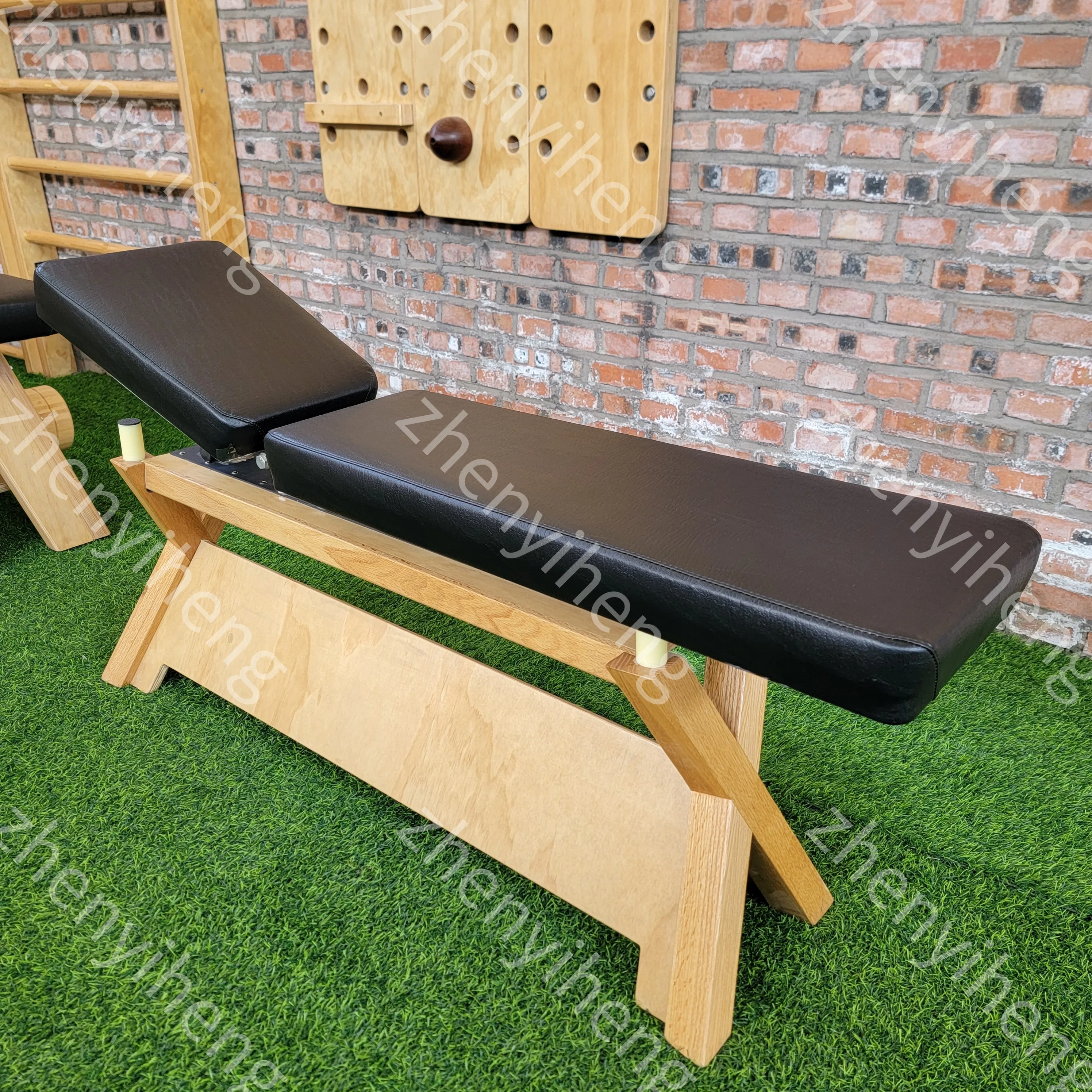 Ajustable Home Wooden Dumbbell Workout Bench Gym Fitness Equipment