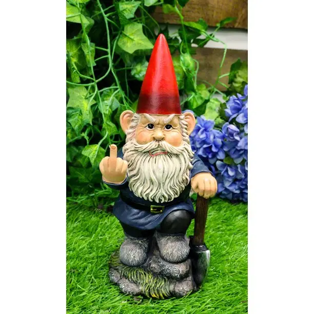 Statuetta Da Giardino Gnomo Ape – Decorazione In Resina Colorata, 11 Cm, Portafortuna Stravagante Per Esterni E Interni - 3