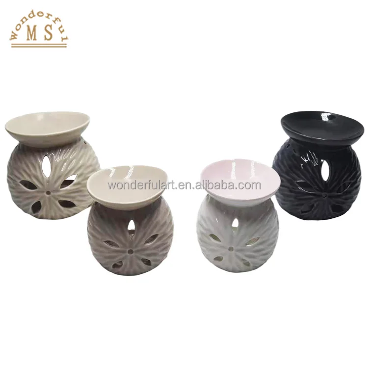 Assorted shape of porcelain incense wax burner ceramic aroma oil candle burner fragrance Flavor furnace